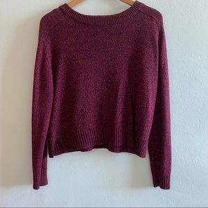 H&M Divided Knitted Cropped Sweater
